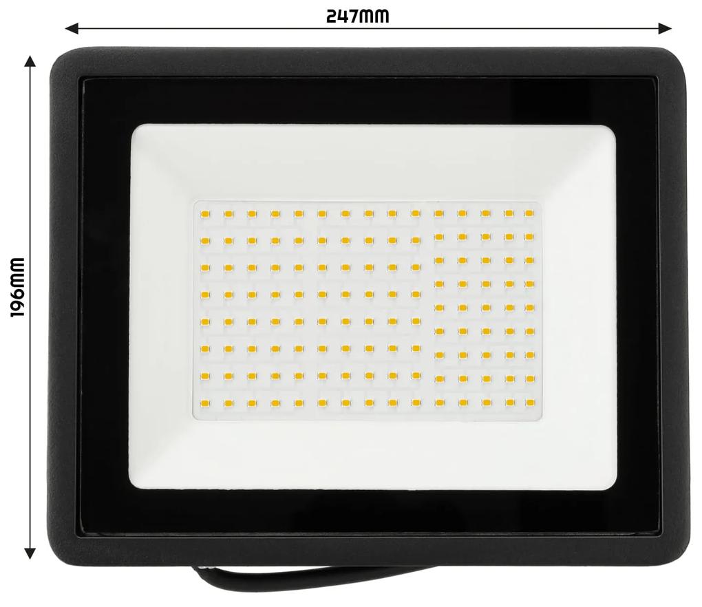 BERGE LED reflektor 100W IP65 neutrálny biely