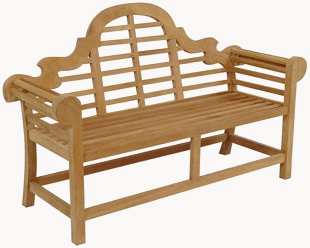 Záhradná lavica z tíkového dreva Marlboro