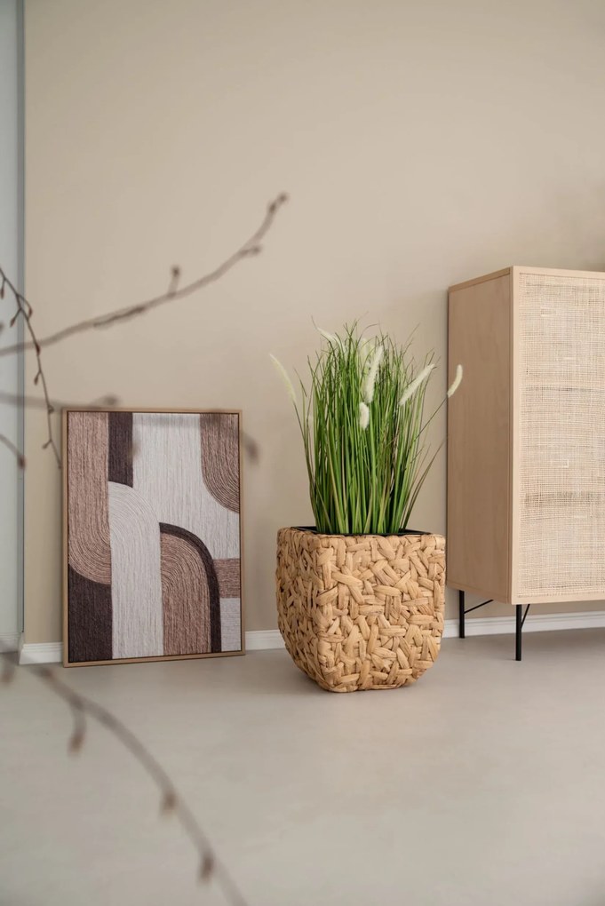 Kvetináč WILD, vodný hyacint, výška 40 cm, natur