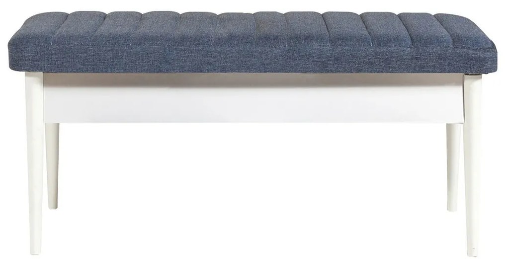 Jedálenský set Vina 5D biela/tmavomodrá