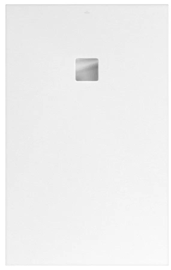 VILLEROY &amp; BOCH Planeo obdĺžniková sprchová vanička akrylátová, s technológiou RockLite, štandardný model, protišmyk VilboGrip (C), 1600 x 1000 x 48 mm, biela alpská, UDA1610PLA2GV-01