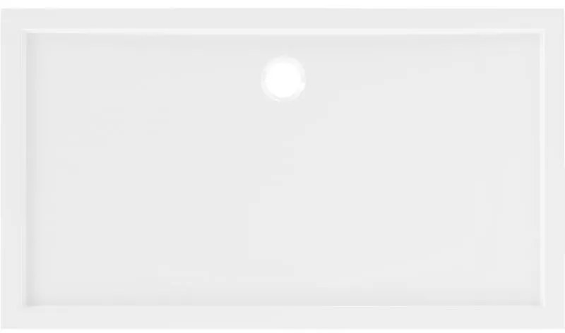 Mexen Flow Slim, obdĺžniková sprchová vanička 160 x 95 cm, biela lesklá, 46R109516