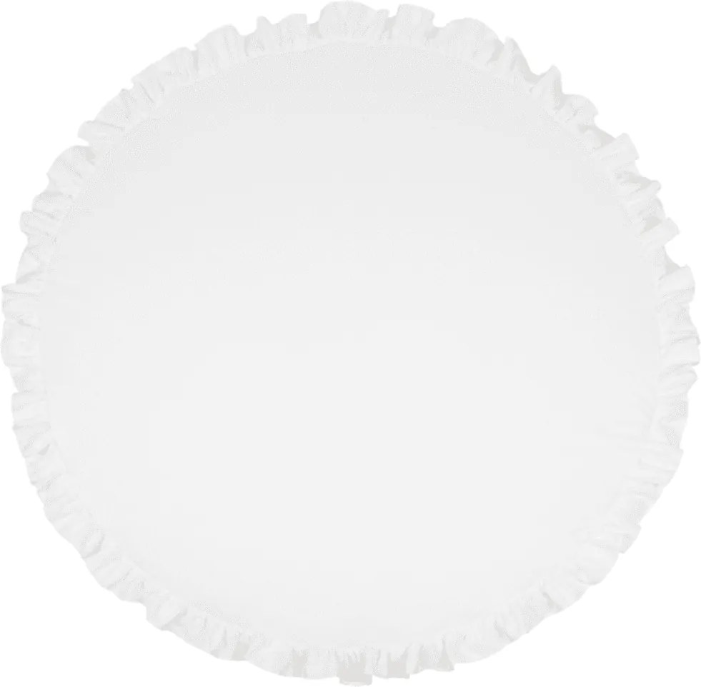 Detská podložka s volánom biela