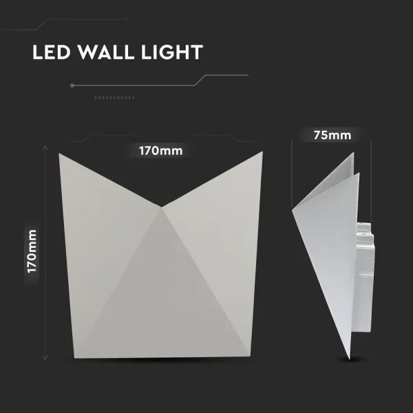 LED Vonkajšie nástenné svietidlo LED/5W/230V 4000K IP65 šedá