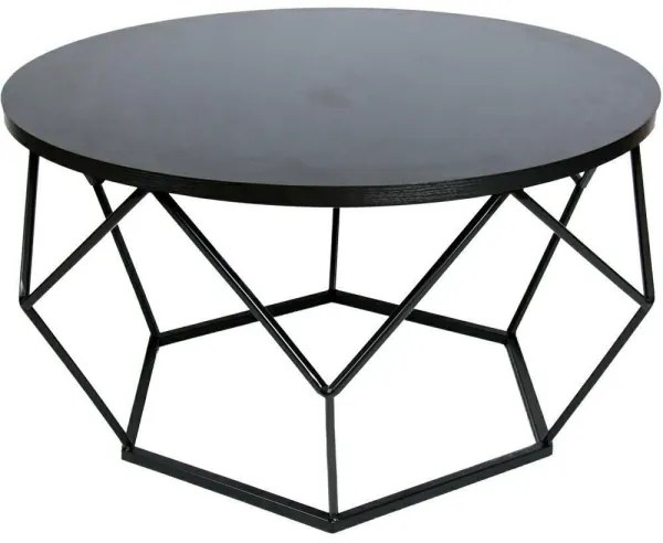 Konferenčný stolík DIAMOND 40x70 cm čierna