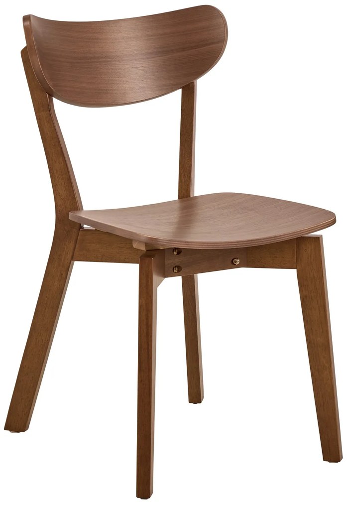 ROXY prírodný orech - DREVENÁ STOLIČKA DO OBÝVAČKY, JEDÁLNE, KUCHYNE, RETRO