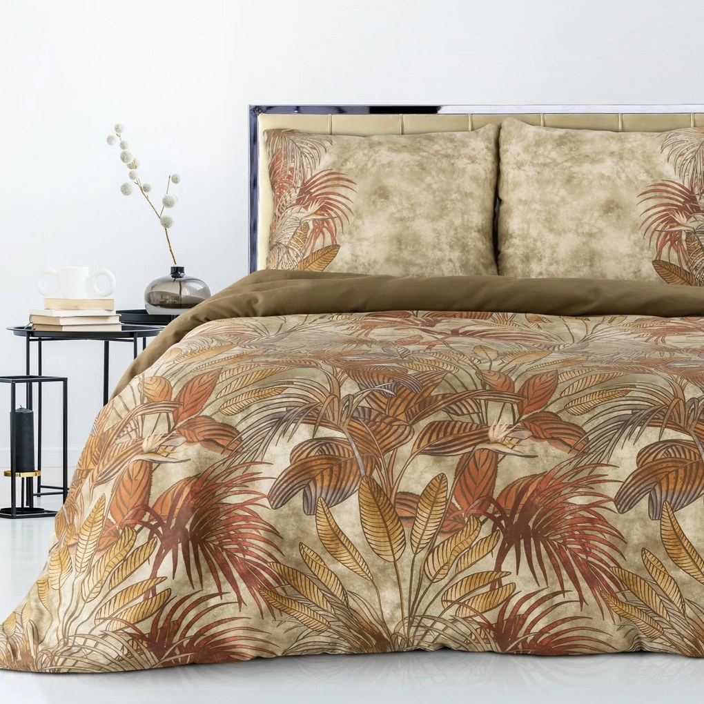 SATÉNOVÉ OBLIEČKY MARIKA 200X220 CM, 2KS 70X80 CM LISTY