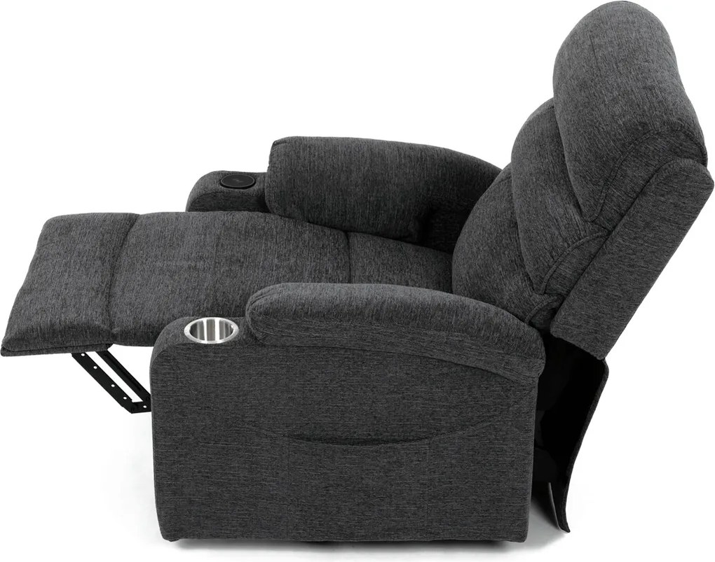 Elektrické polohovacie kreslo TV-S8348 GREY2 Farba: Sivá