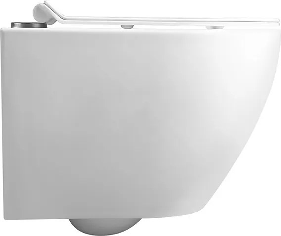 BPS-koupelny Závesná WC misa so SoftClose sedadlom HYD-4140, biela