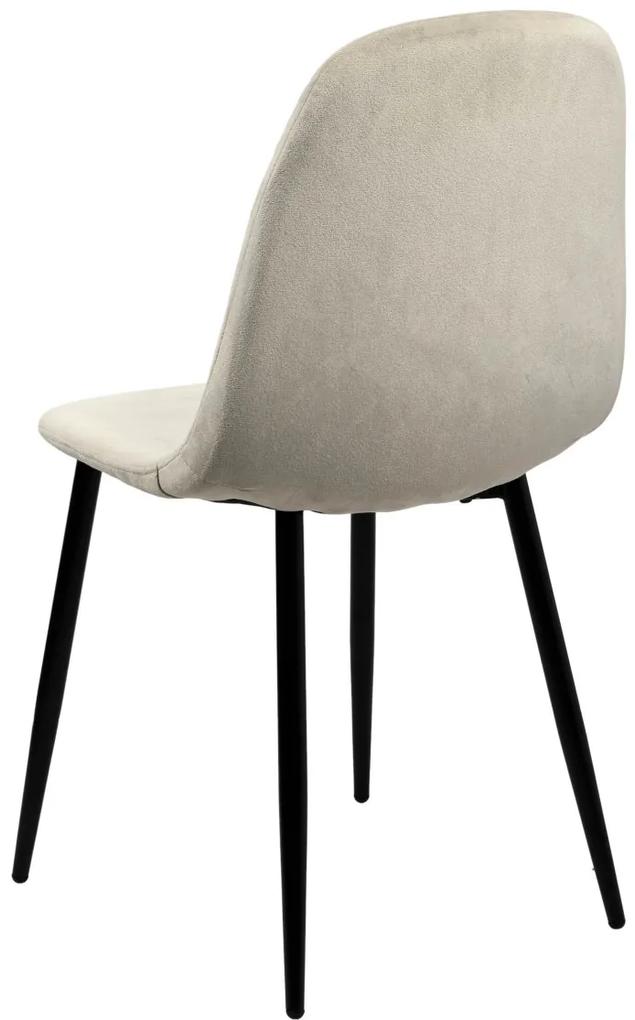 Čalúnená designová stolička ForChair III béžová