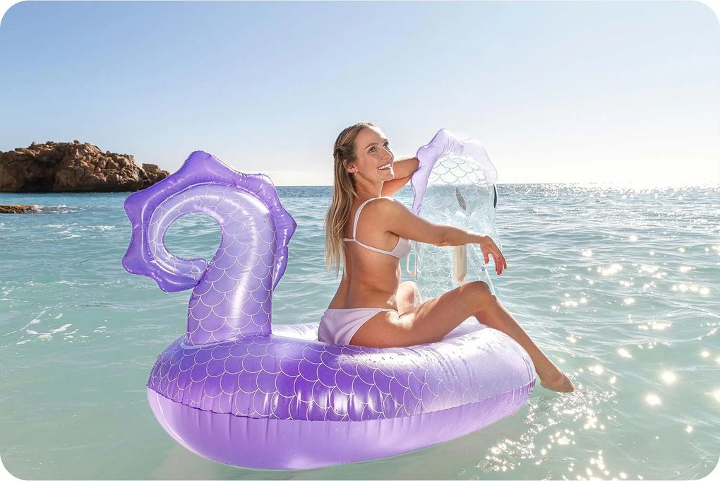 Nafukovacia plavecká matrac v tvare morského koníka XXL 170 x 120 cm Bestway