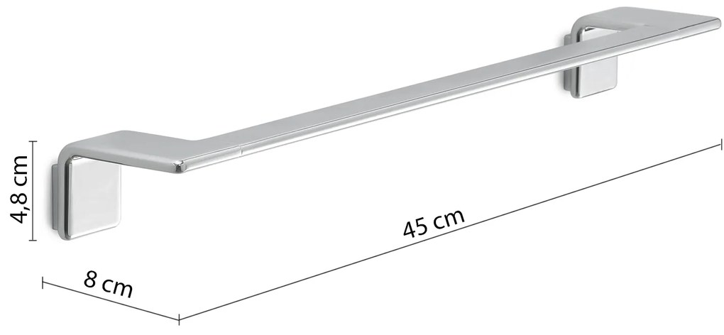 Gedy Gedy, IL GIGLIO držiak uterákov 450x80mm, chrómová, A9214513
