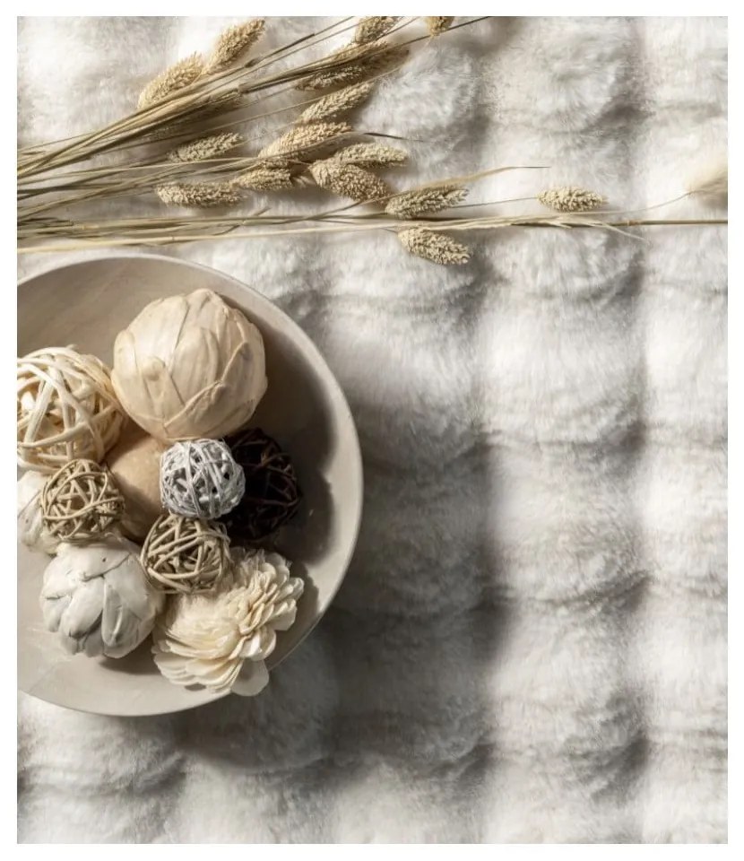 Biely prateľný koberec 150x230 cm Bubble White – Mila Home