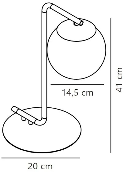 Nordlux - Stolná lampa GRANT 1xE14/40W/230V zlatá