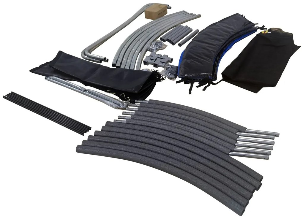 Trampolína so sieťou a rebríkom HENZEN 305 cm modrá