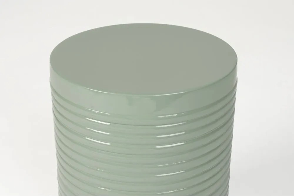 Kovový okrúhly odkladací stolík ø 25 cm Sven – White Label