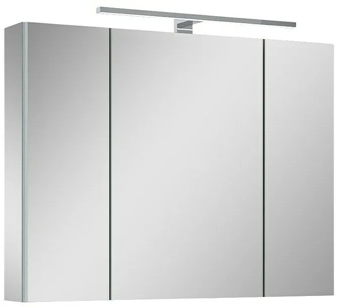 Riva Vulcano Zrkadlová skrinka s LED osvetlením, 61,8 × 80,6 × 13 cm