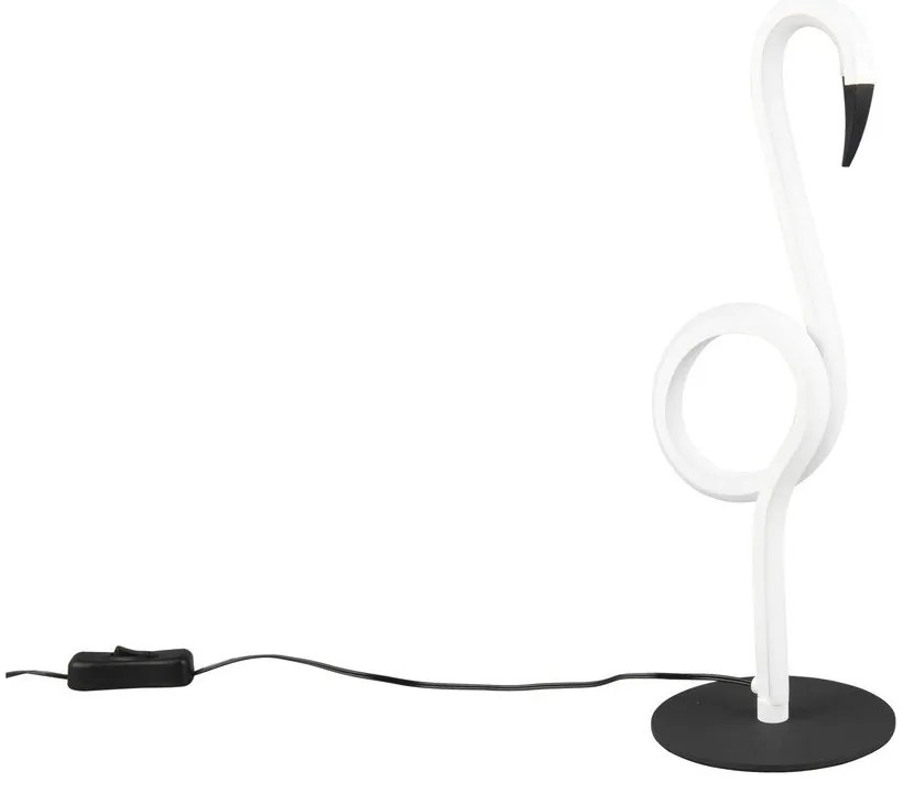 Biela LED stolová lampa (výška 35 cm) Ingo – Reality