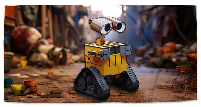 Sablio Uterák Wall-E robot Mesto - 70x140 cm