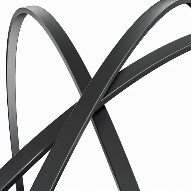 Erga Round, okrúhle zrkadlo 70cm, čierny rám, ERG-V01-ROUND-7070-BK