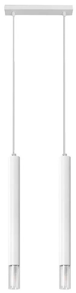 Sollux SL.0958 - Luster na lanku VIZIER 2xG9/40W/230V biela