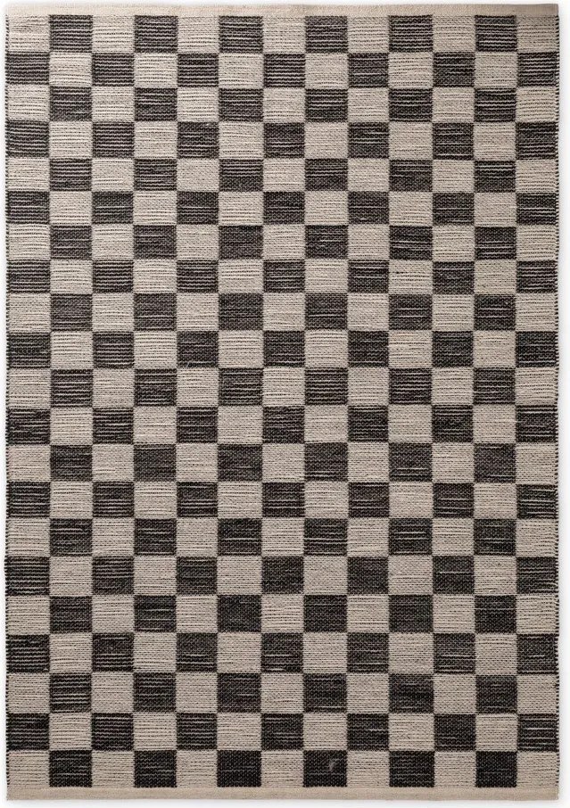 Čierny/krémovobiely obojstranný/ručne tkaný koberec s prímesou juty 200x300 cm Rex – Hanse Home