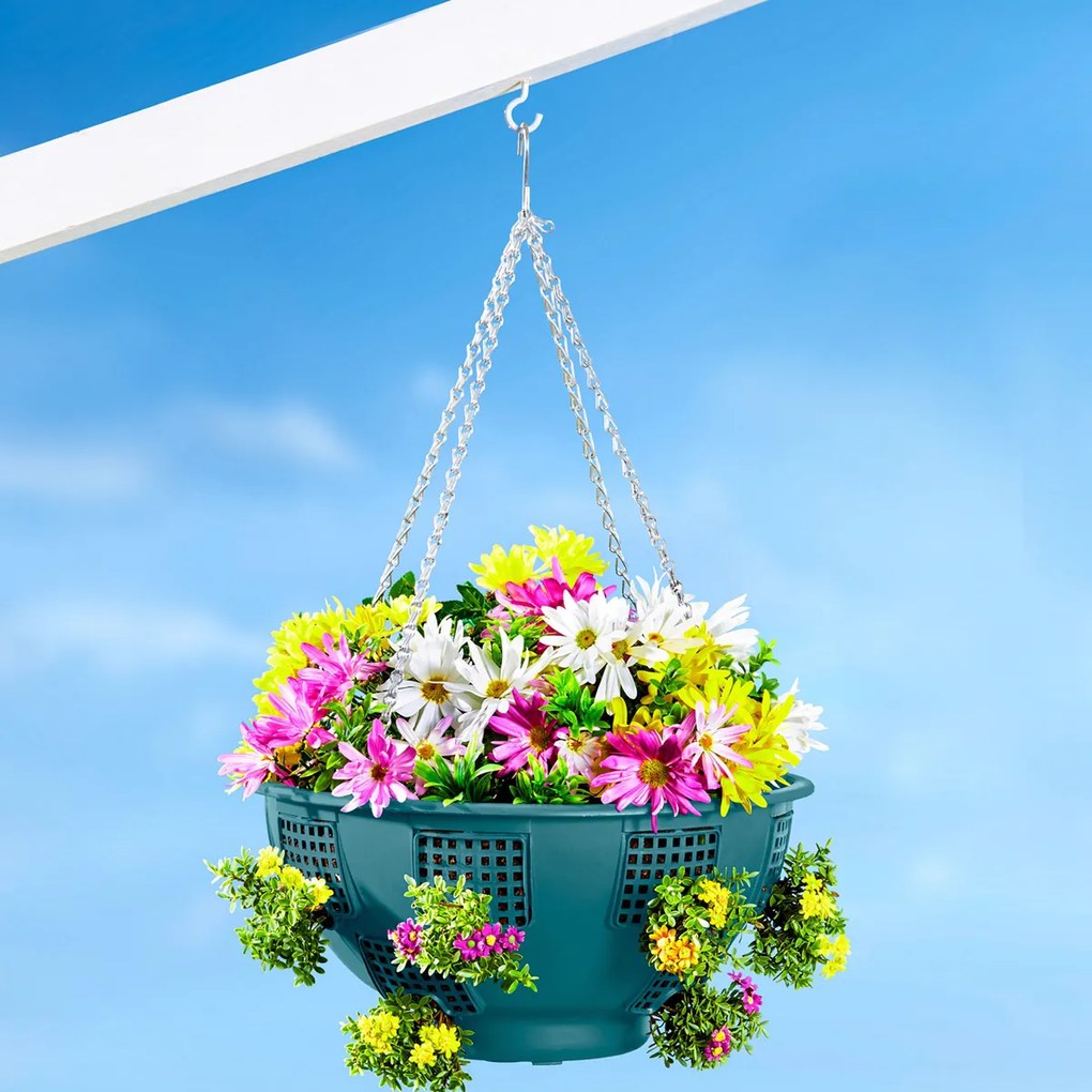 Die moderne Hausfrau Závěsný květináč s bočními otvory
