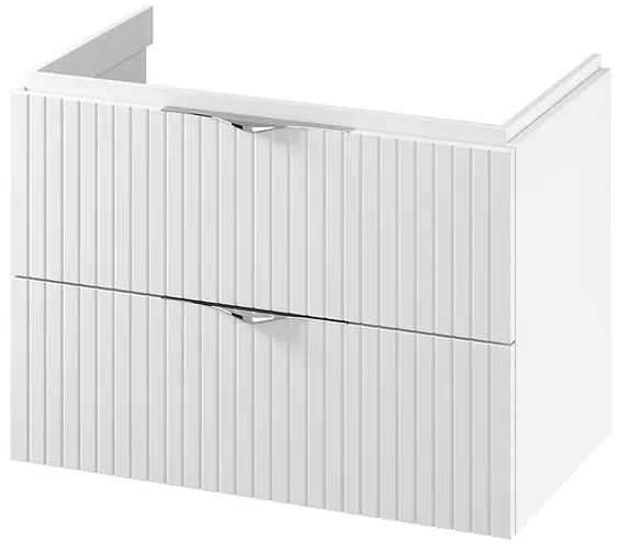 Cersanit S1015-004 - Závesná kúpeľňová skrinka pod umývadlo TIRSO 80x45 cm biela