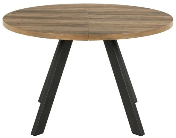 Jedálenský rozkladací stôl Zalida 120/210 cm dub jantárový/čierny