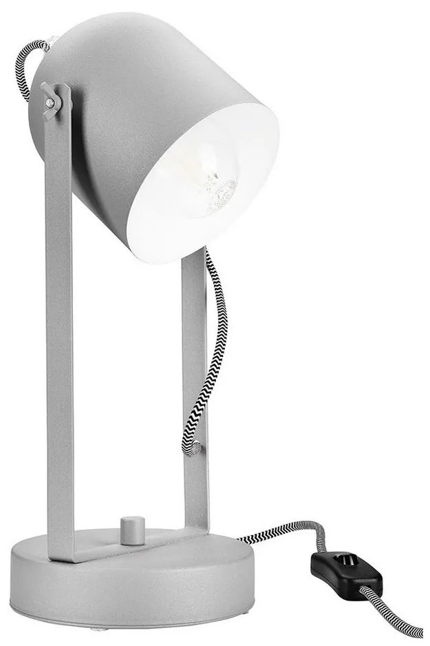 Stolná lampa SURI 1xE27/60W/230V šedá