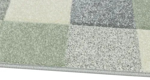 Koberce Breno Kusový koberec PORTLAND 1923/RT46, zelená, viacfarebná,80 x 140 cm