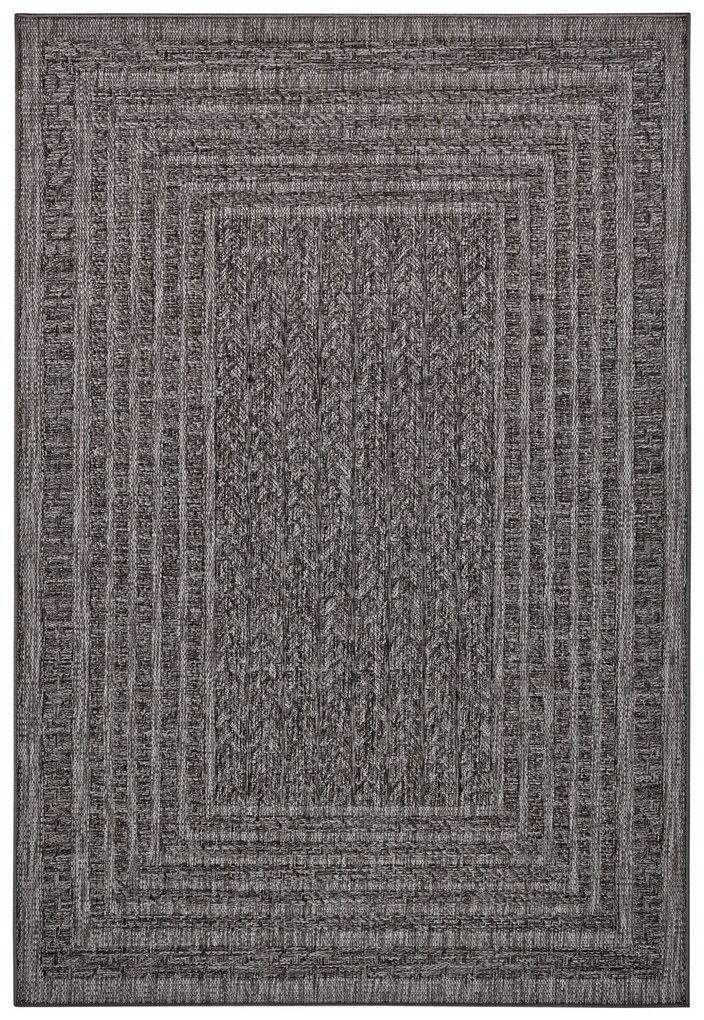 NORTHRUGS - Hanse Home koberce AKCIA: 200x290 cm Kusový koberec Forest 103993 Darkgrey – na von aj na doma - 200x290 cm