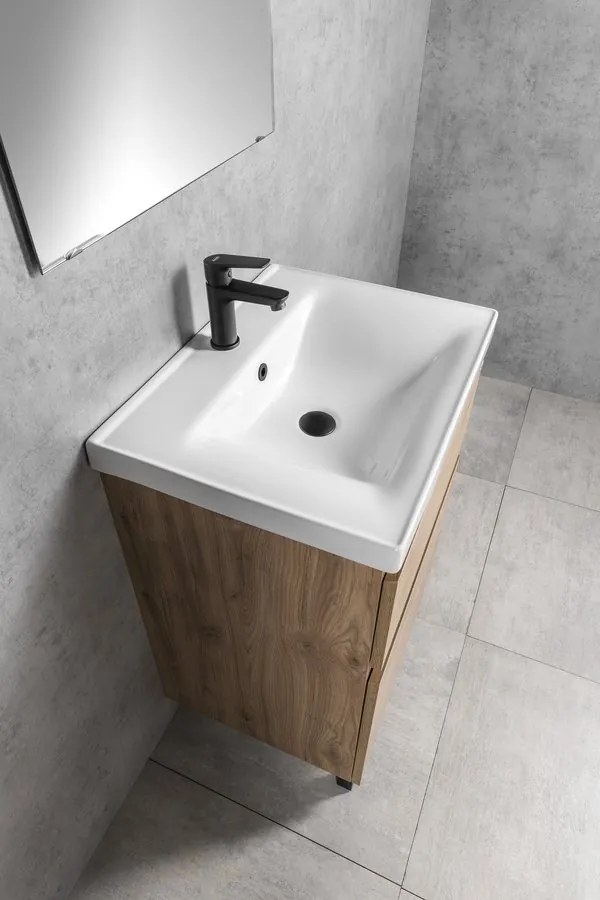 Aqualine Aqualine, SAVA 60 keramcké umývadlo nábytkové 60x46cm, biela, 2060