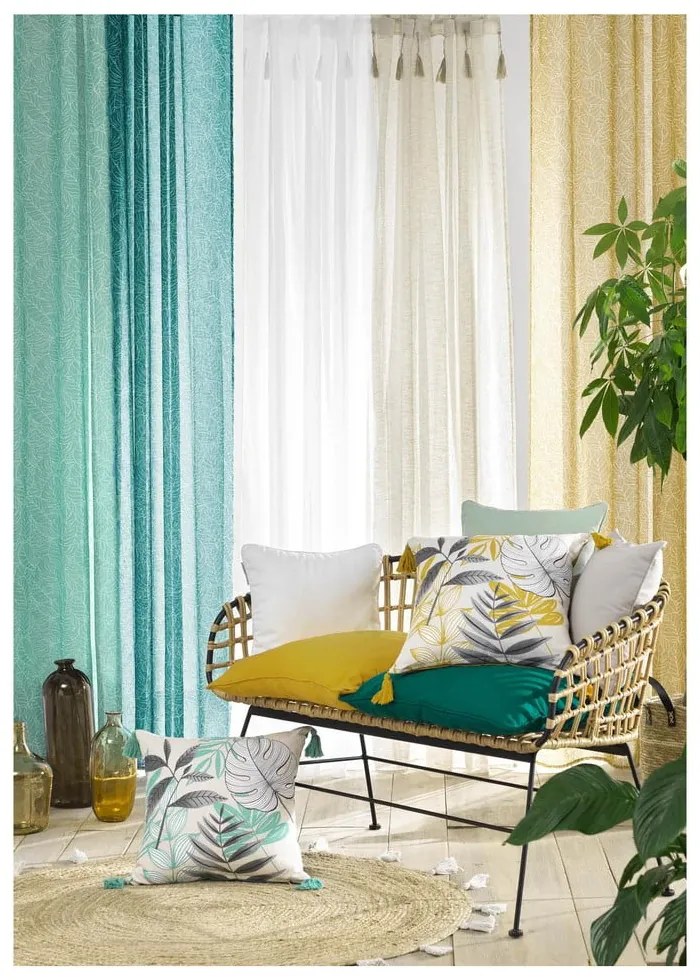 Žltá záclona 140x240 cm Dalila – douceur d'intérieur