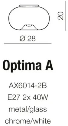 Moderné stropné svietidlo Optima A