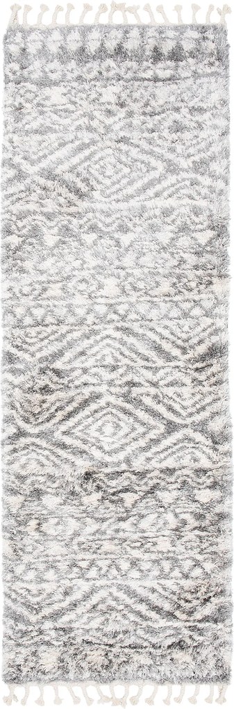 TA Koberec FN46A TMAVOSIVÁ AZTÉCKA EJF Rozmer: 80x300 cm