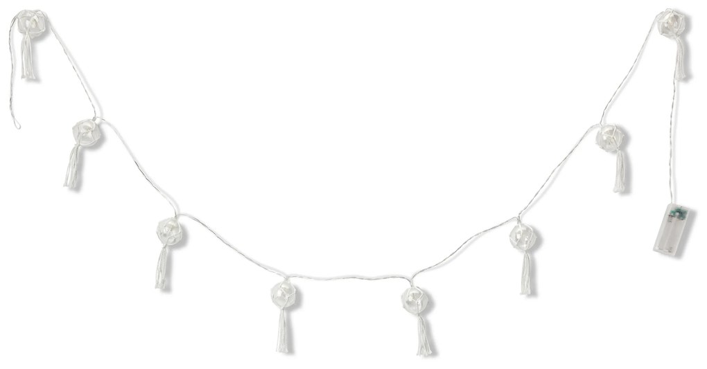 Svetelná LED reťaz s guľôčkami