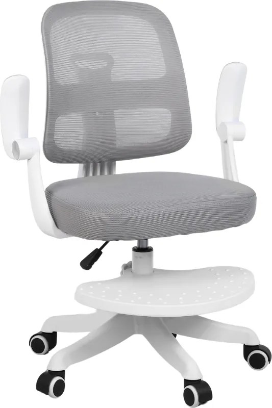 Detská rastúca stolička Neoseat JUNI 013 — látka, sivá