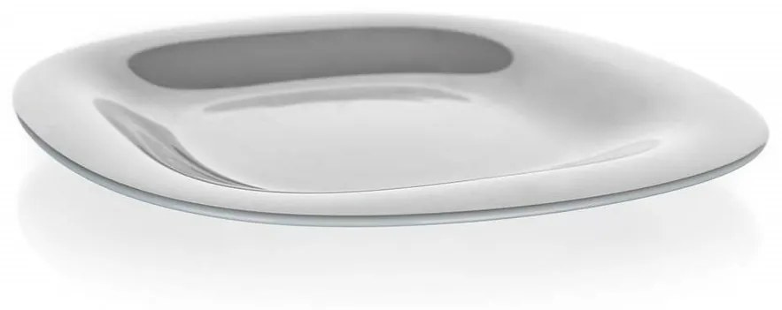 Luminarc Hranatý dezertný tanier CARINE 19 cm, 6 ks, sivá