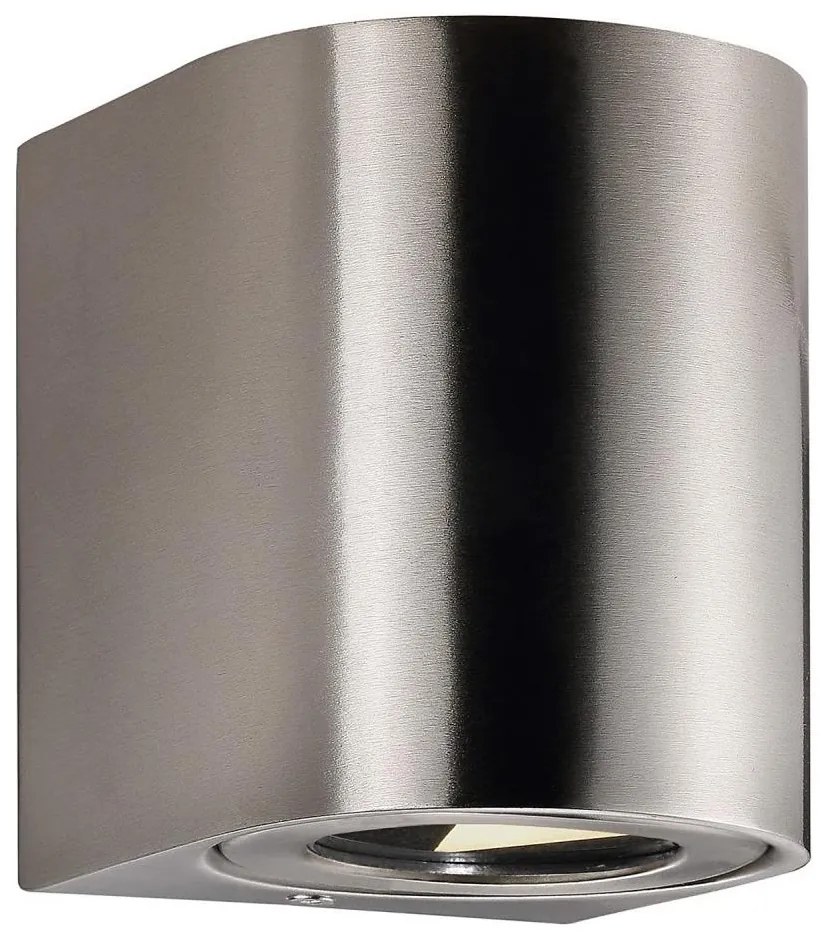 Nordlux - LED vonkajšie nástenné svietidlo CANTO 2xLED/6W/230V IP44 nerezová oceľ