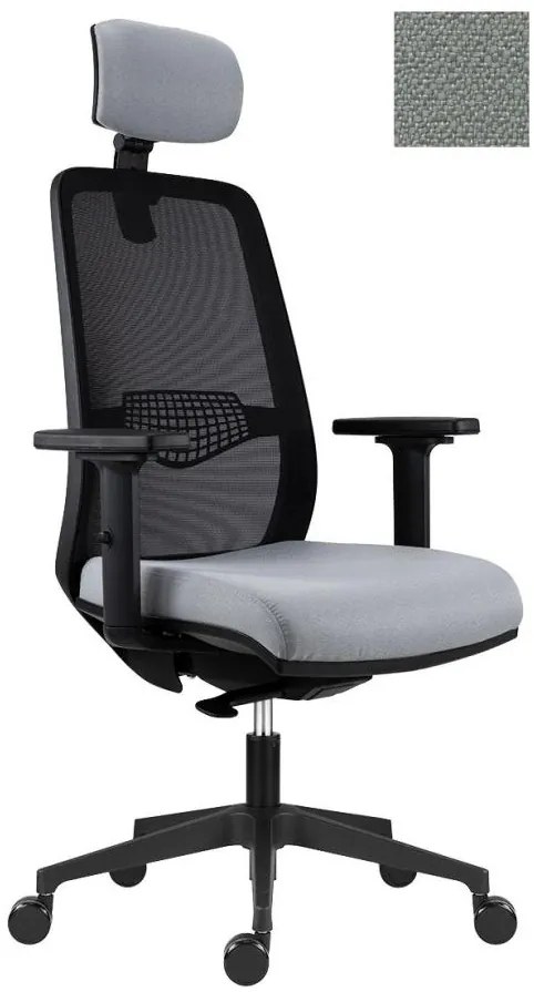 ANTARES Kancelárska stolička 1390 SYN TULLIO čalúnenie BONDAI BN5 šedá