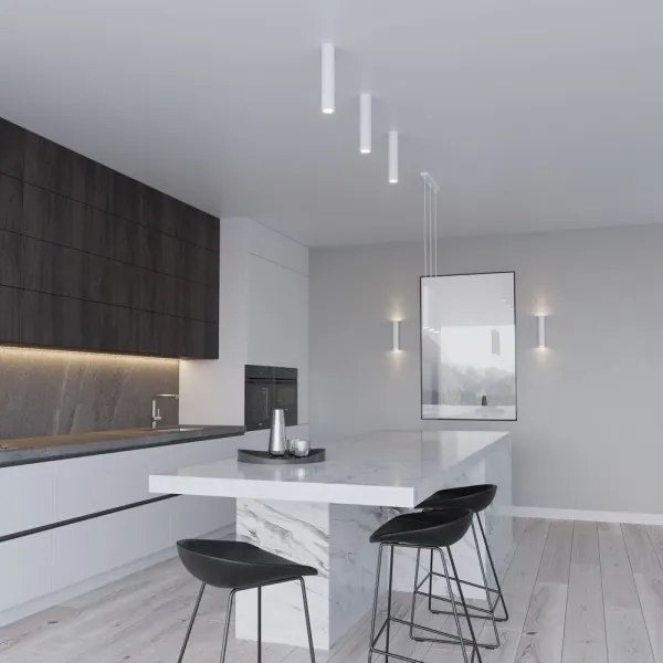 Sollux SL.0435 - Bodové svietidlo LAGOS 1xGU10/10W/230V biela