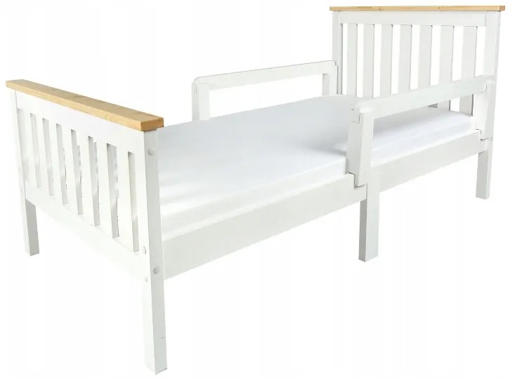 Nordic Detská posteľ Severno Pinewood 140x70 + matrac