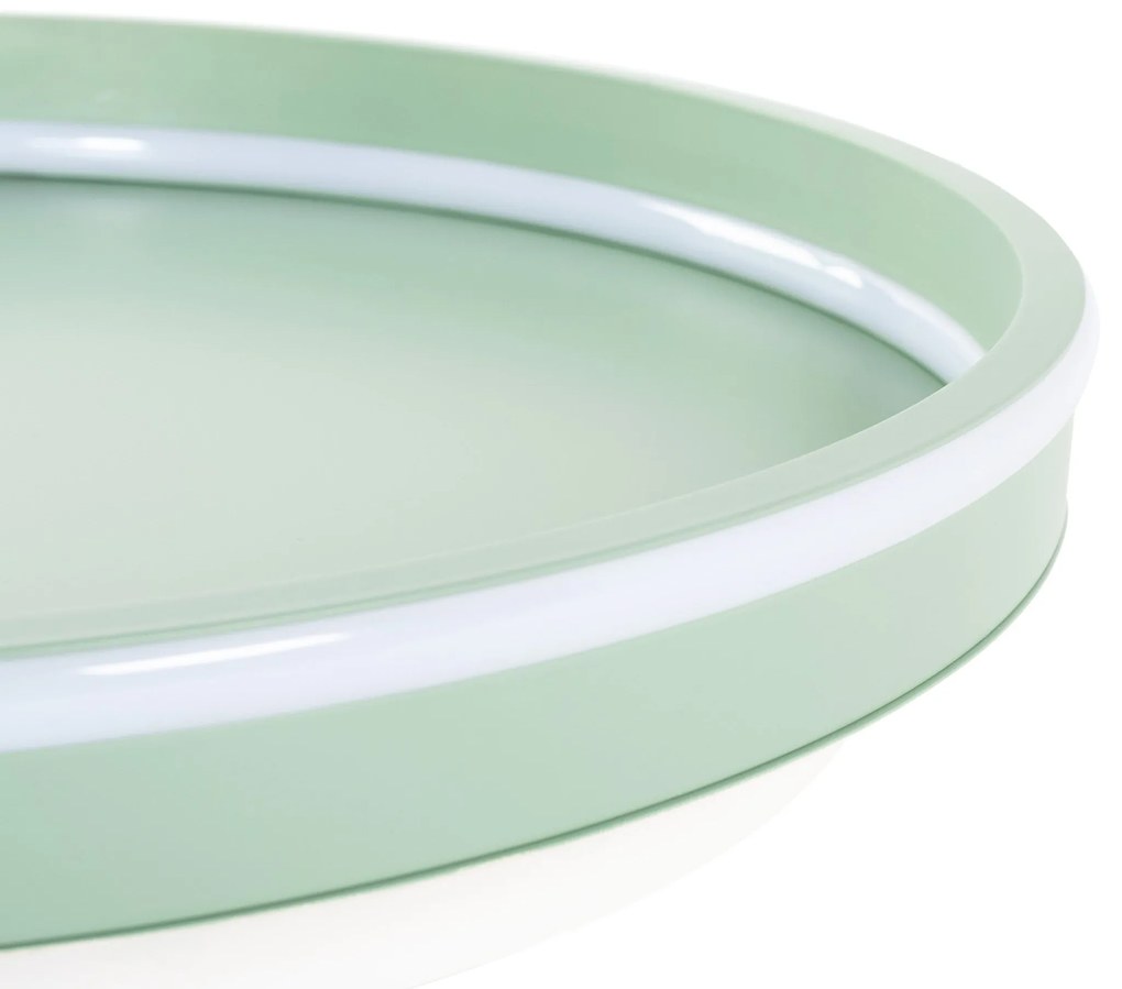 Toolight Toolight, LED stropné svietidlo 40cm, 4000 lm, 22W, 4000K, APP1463, zelená, OSW-08641