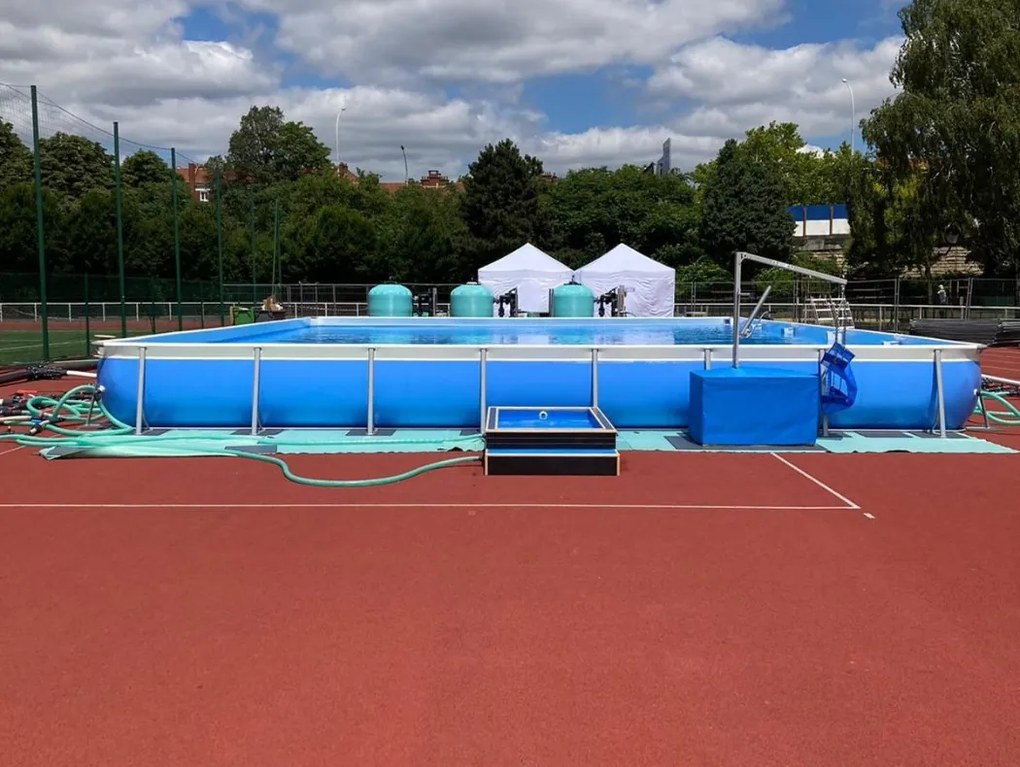 Technypools Bazénový set CALIFORNIA 1200 12,26 x 4,36 x 1,25 m (9977K) Barva: modrá