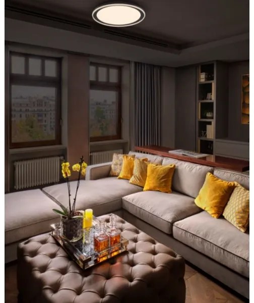 Ledvance - LED Stropné svietidlo ORBIS PEDERSON LED/36W/230V pr. 55 cm čierna