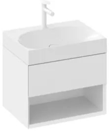 Skrinka pod umývadlo bez umývadla Ravak Lite 60x43x45 cm biela X000001855, 1 ks