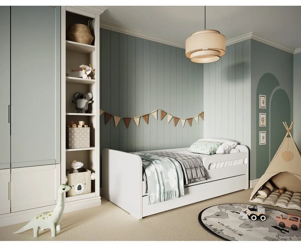 Biela detská posteľ s roštom 80x200 cm Duuli – ELTAP