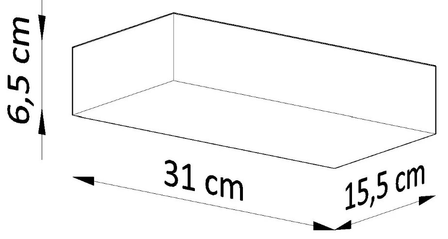 Nástenné svietidlo Taugan, 1x biele keramické tienidlo