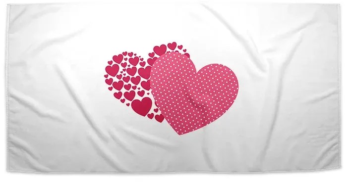 Sablio Uterák Srdce - 70x140 cm